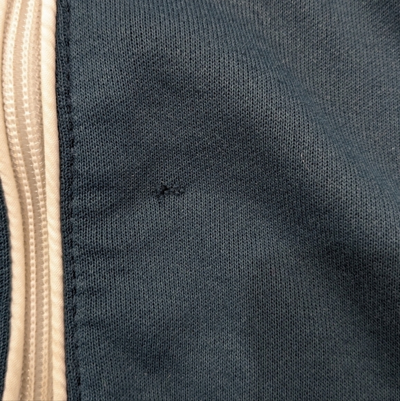 American Eagle Outfitters Men Vintage Retro Fit Dark Blue Sweatshirt Full Zip S - Picture 8 of 11